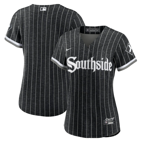 Women's Chicago White Sox Blank 2021 Black Connect city Stitched MLB Jersey